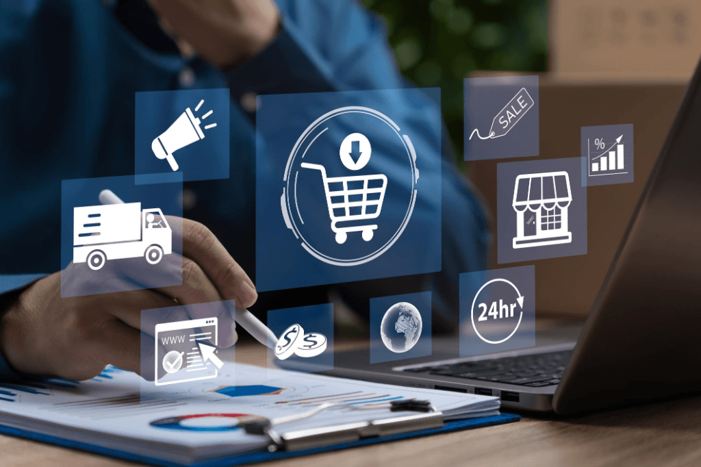 E-commerce Solutions service by Lumora Triad